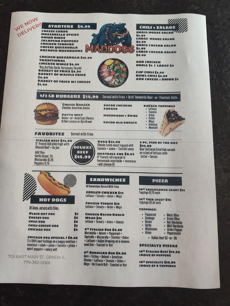Maddog's Bar and Grill Menu image 1